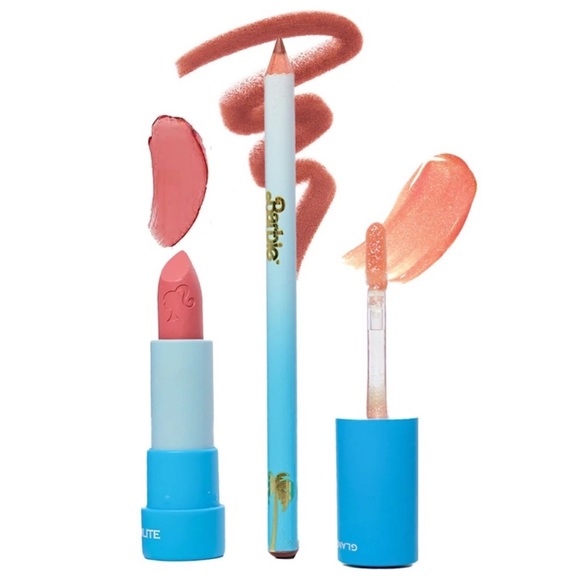 BARBIE™ X GLAMLITE SUMMER VACAY LIP KIT, Barbie Lipstick, Barbie Lipgloss - Picture 1 of 5